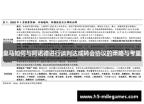 皇马如何与阿诺德进行谈判达成转会协议的策略与考量