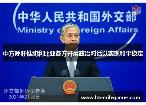 中方呼吁推动利比亚各方开展政治对话以实现和平稳定